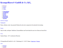 Tablet Screenshot of en.krampeharex.com